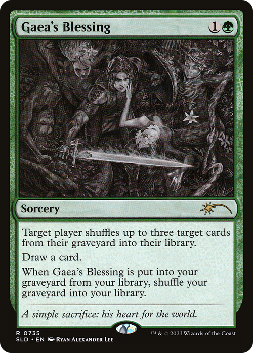 Gaea's Blessing (Sketch Showcase) (SLD-735) - Secret Lair Drop