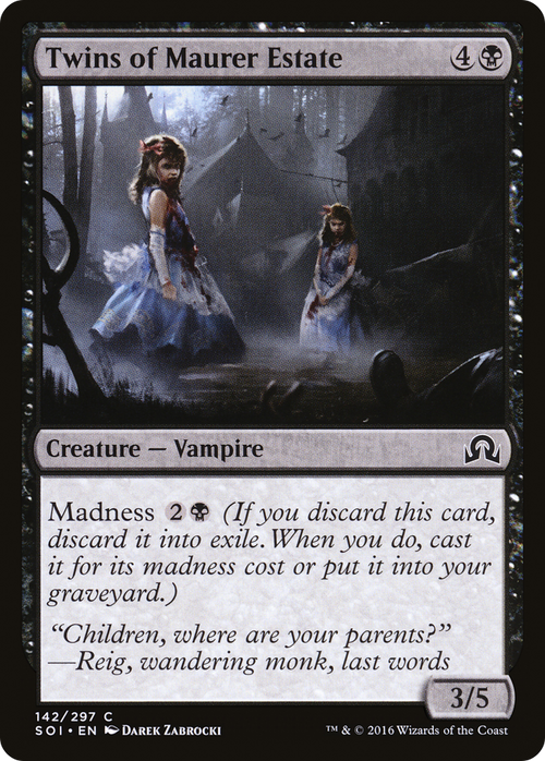 Twins of Maurer Estate (SOI-142) - Shadows over Innistrad Foil