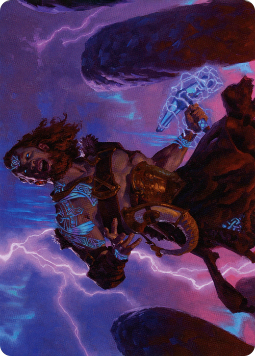Toralf, God of Fury // Toralf, God of Fury (ASKHM-039) - Art Series: Kaldheim (Borderless) Foil