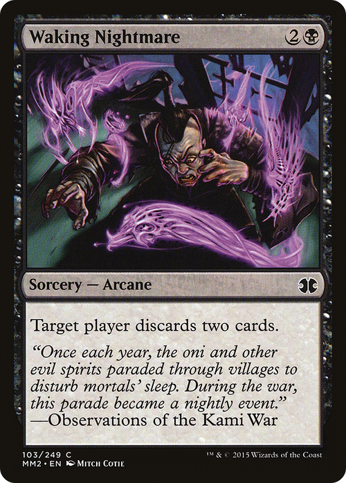 Waking Nightmare (MM2-103) - Modern Masters 2015