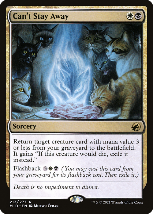 Can't Stay Away (MID-213) - Innistrad: Midnight Hunt Foil