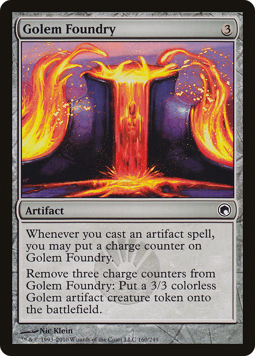 Golem Foundry (SOM-160) - Scars of Mirrodin Foil