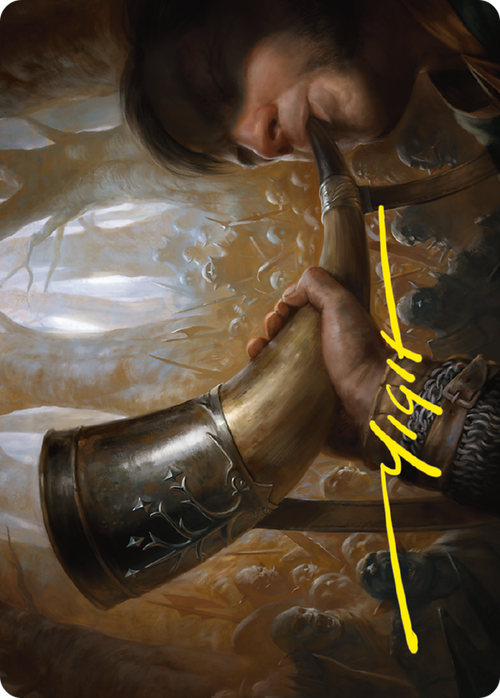 Horn of Gondor // Horn of Gondor (ALTR-029) - Tales of Middle-earth Art Series (Borderless) Foil