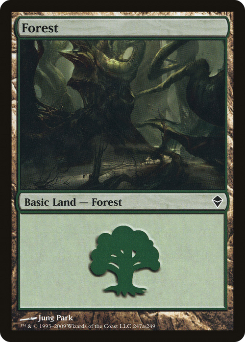 Forest (247a) (ZEN-247A) - Zendikar