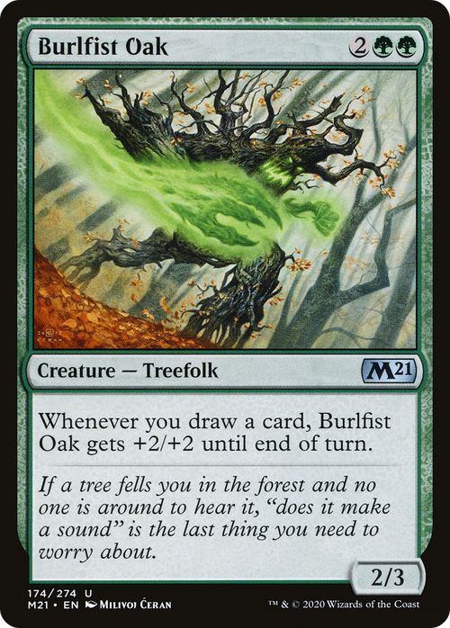 Burlfist Oak (M21-174) - Core Set 2021