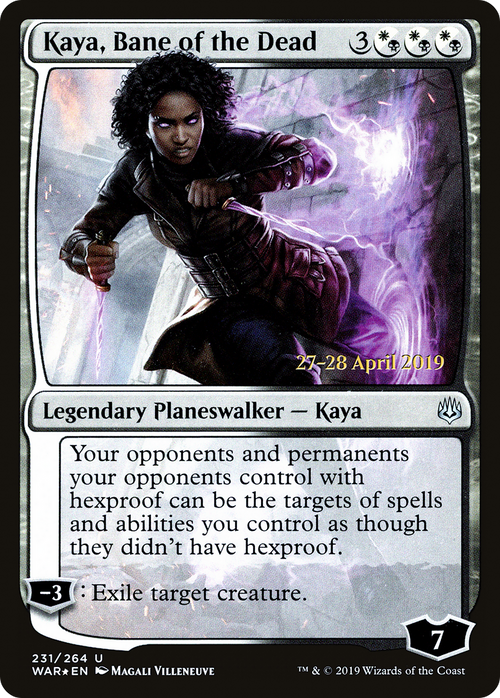 Kaya, Bane of the Dead (PRE-231S) - War of the Spark Promos Foil