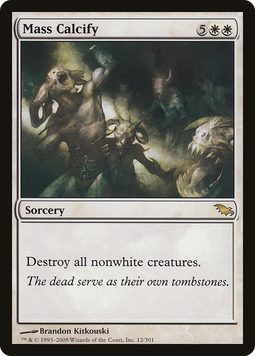 Mass Calcify (SHM-012) - Shadowmoor Foil