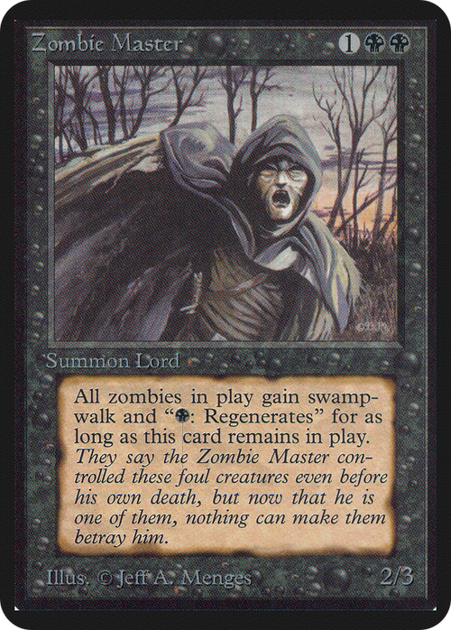 Zombie Master (LEA-) - Limited Edition Alpha