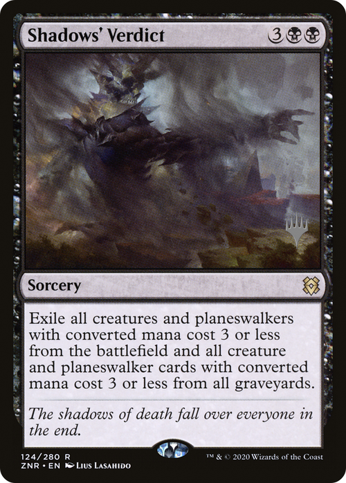 Shadows' Verdict (PPZNR-124P) - Zendikar Rising Promos Foil