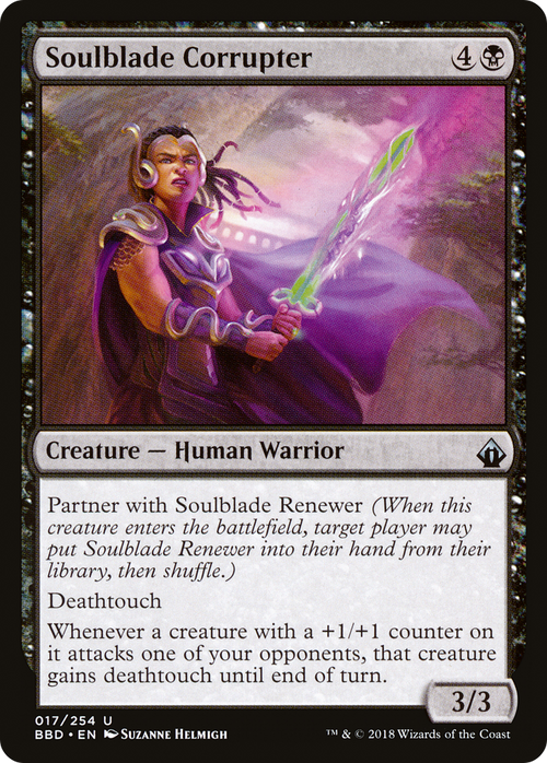 Soulblade Corrupter (BBD-017) - Battlebond Foil