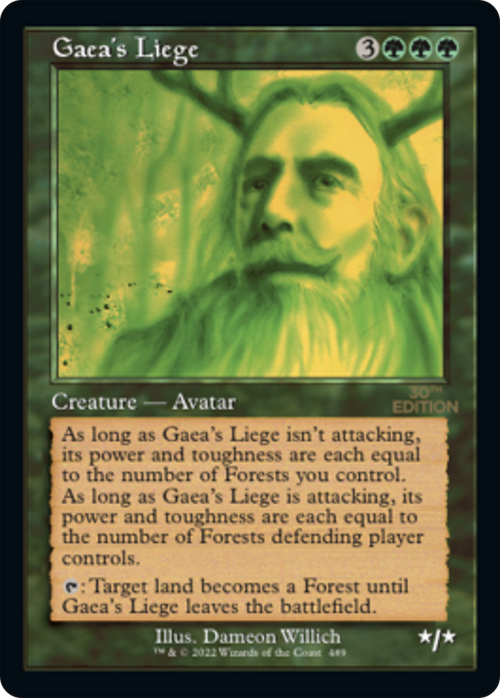 Gaea's Liege (Retro Frame) (30A-489) - 30th Anniversary Edition