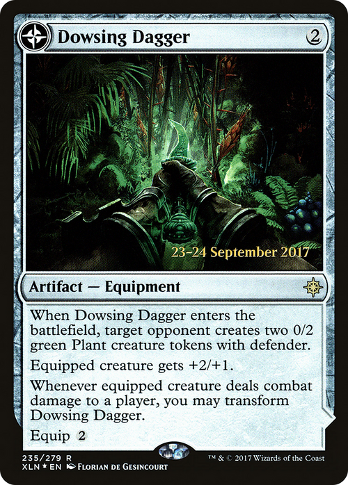 Dowsing Dagger (PRE-235S) - Ixalan Promos: (compasslanddfc) Foil