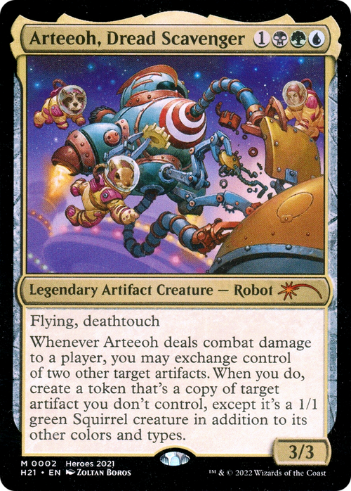 Arteeoh, Dread Scavenger (PH21-002) - 2021 Heroes of the Realm