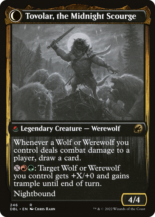 Tovolar, Dire Overlord (DBL-246) - Innistrad: Double Feature: (Double Faced Transform) Foil