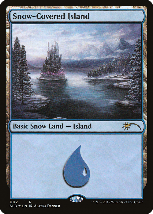 Snow-Covered Island (2) (SLD-002) - Secret Lair Drop Foil