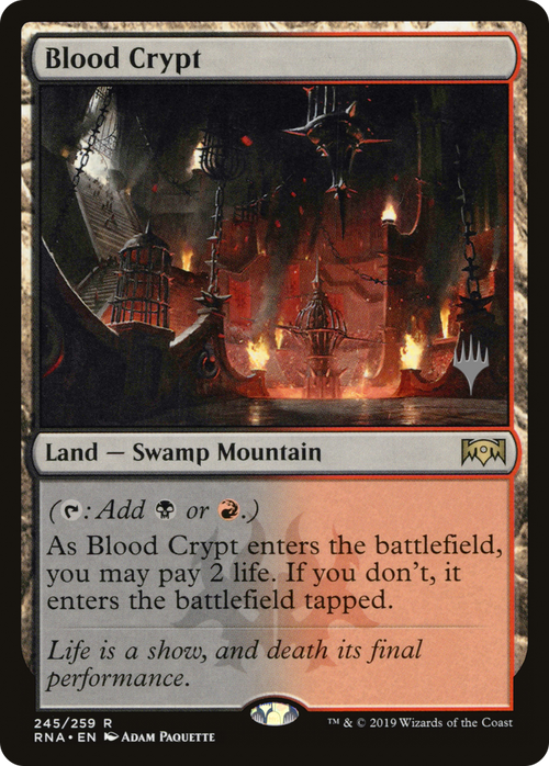 Blood Crypt (PPELD-245P) - Ravnica Allegiance Promos Foil