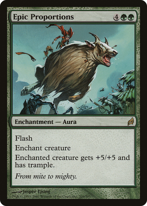 Epic Proportions (LRW-209) - Lorwyn Foil