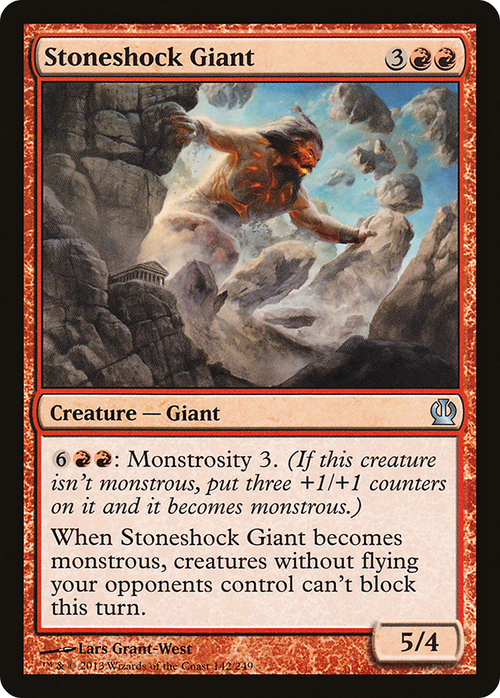 Stoneshock Giant (THS-142) - Theros Foil