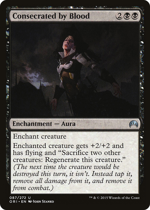 Consecrated by Blood (ORI-087) - Magic Origins Foil