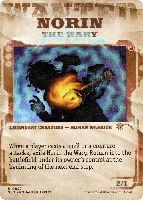 Norin the Wary (SLD-827) - Secret Lair Drop: (Showcase) (Borderless) Foil