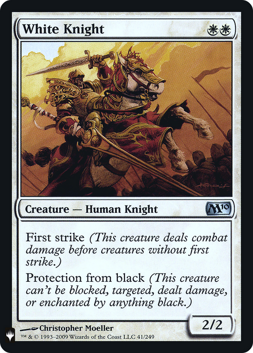 White Knight (LIST-M10-41) - The List Foil