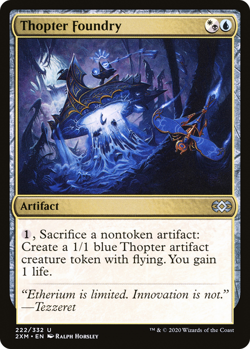Thopter Foundry (2XM-222) - Double Masters Foil