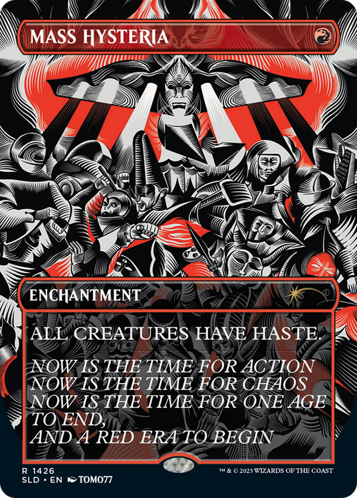 Mass Hysteria (SLD-1426) - Secret Lair Drop (Borderless) Foil