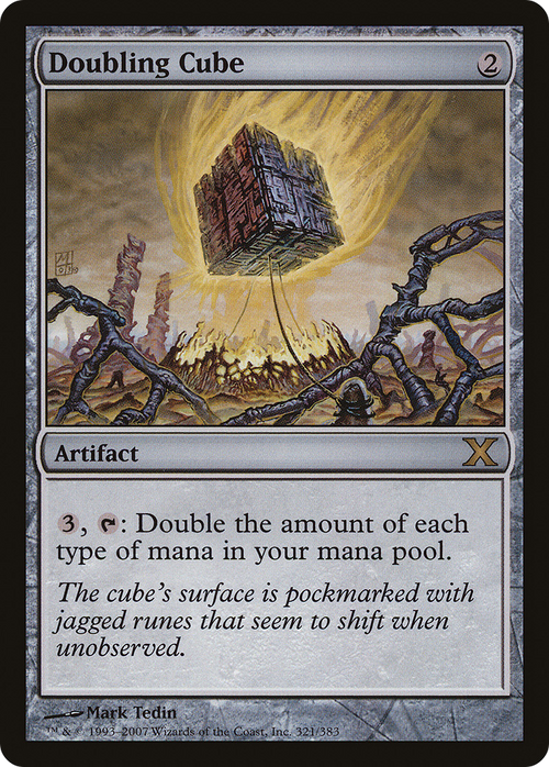 Doubling Cube (10E-321) - Tenth Edition Foil