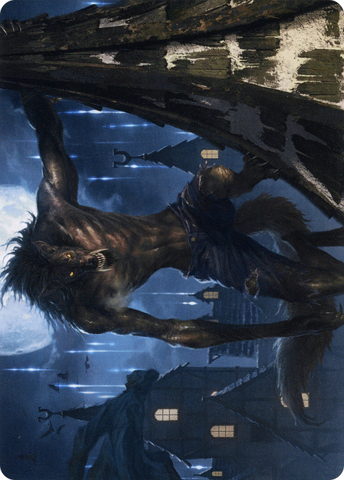 Stalking Predator // Stalking Predator (AMID-040) - Midnight Hunt Art Series (Borderless)