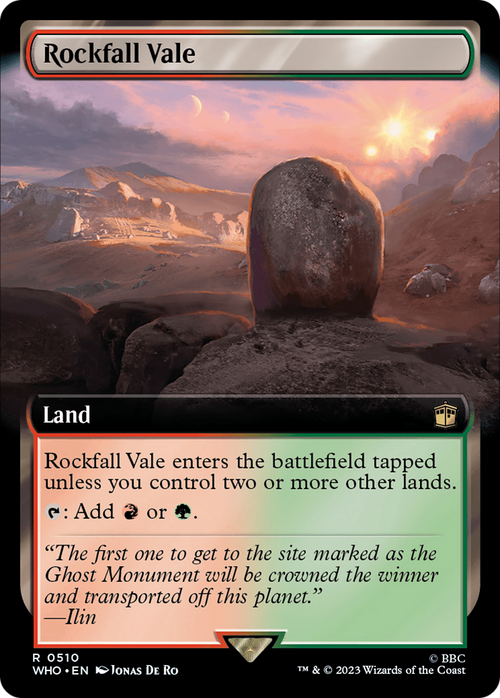 Rockfall Vale (Extended Art) (WHO-510) - Doctor Who: (Extended Art) Foil