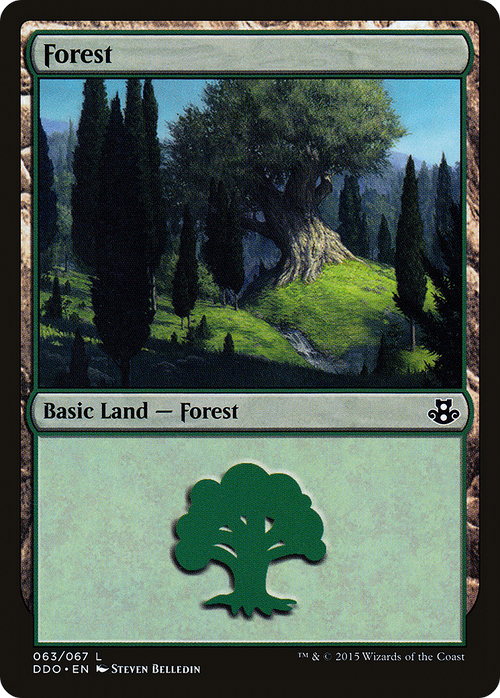 Forest (063) (DDO-063) - Duel Decks: Elspeth vs. Kiora