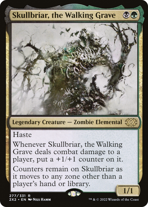 Skullbriar, the Walking Grave (2X2-277) - Double Masters 2022 Foil