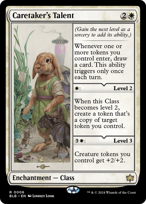 Caretaker's Talent (PPBLB-006) - Bloomburrow Promos Foil