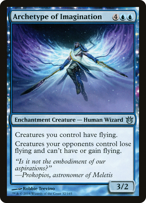 Archetype of Imagination (BNG-032) - Born of the Gods: (enchantment) Foil
