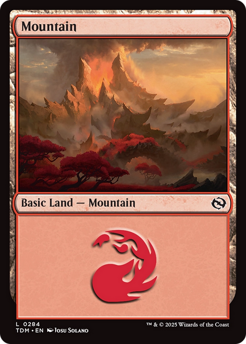 Mountain (0284) (TDM-284) - Tarkir: Dragonstorm