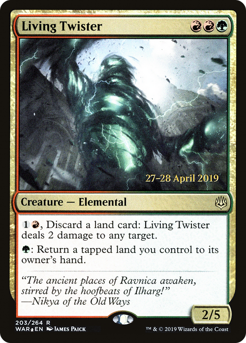 Living Twister (PRE-203S) - War of the Spark Promos Foil