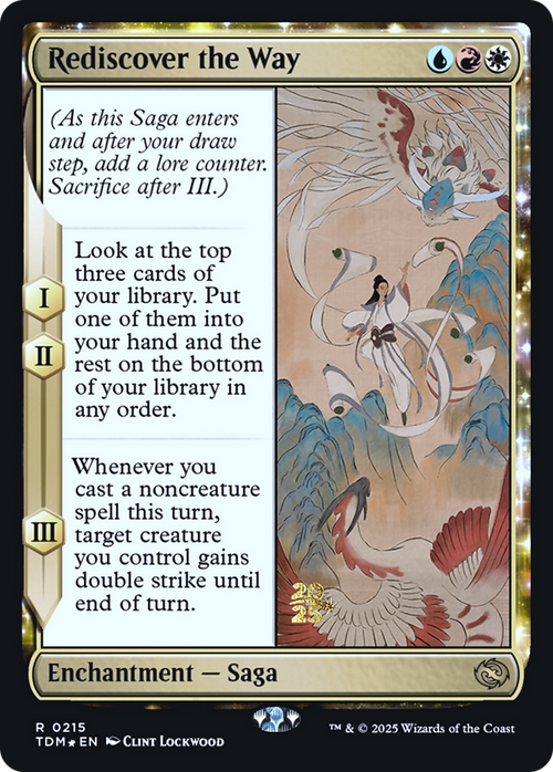 Rediscover the Way (PRE-215S) - Prerelease Cards: (enchantment) Foil