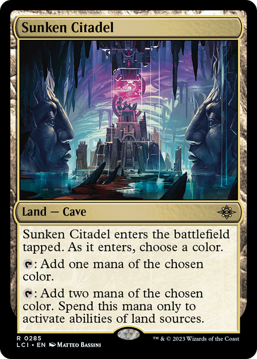 Sunken Citadel (LCI-285) - The Lost Caverns of Ixalan Foil