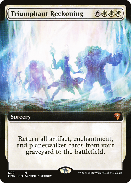 Triumphant Reckoning (Extended Art) (CMR-628) - Commander Legends: (Extended Art) Foil