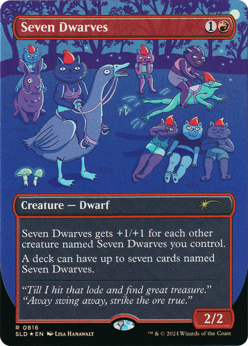 Seven Dwarves (SLD-816) - Secret Lair Drop Series (Borderless) Foil