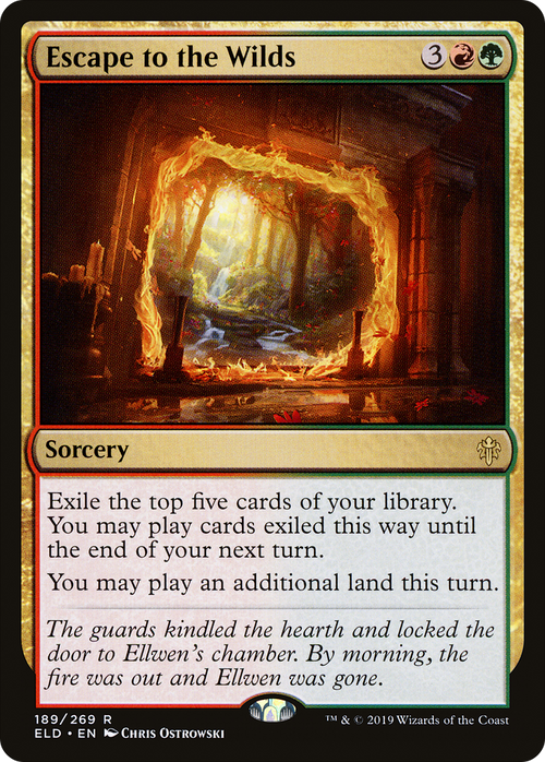 Escape to the Wilds (ELD-189) - Throne of Eldraine Foil