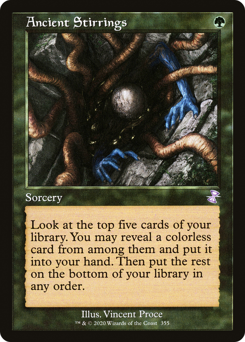 Ancient Stirrings (TSR-355) - Time Spiral Remastered Foil