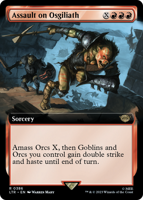 Assault on Osgiliath (Extended Art) (LTR-386) - The Lord of the Rings: Tales of Middle-earth: (Extended Art)