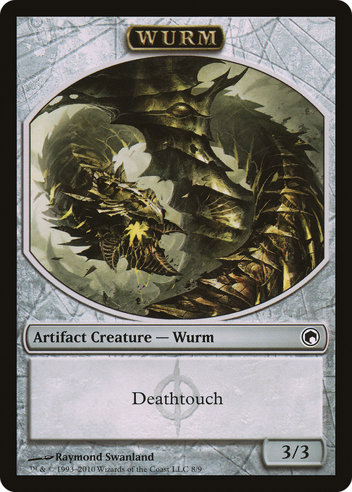 Wurm Token (8) (SOM-008) - Scars of Mirrodin Tokens