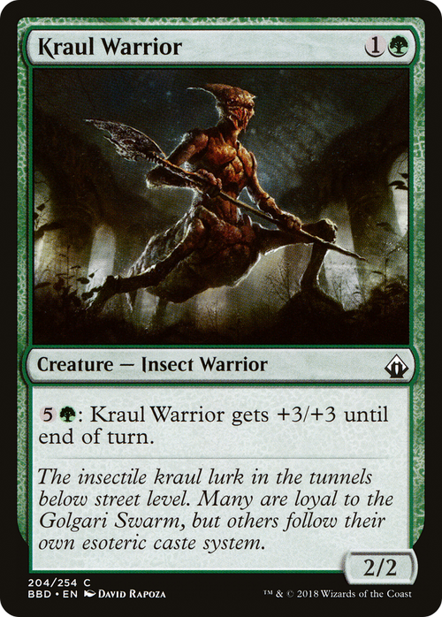 Kraul Warrior (BBD-204) - Battlebond Foil