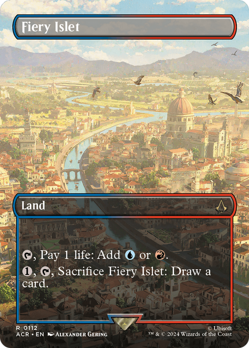 Fiery Islet (Borderless) (ACR-112) - Assassin's Creed Foil