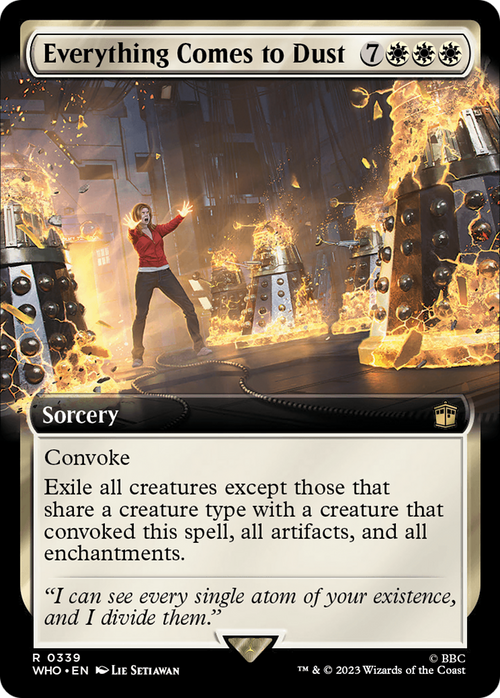 Everything Comes to Dust (Extended Art) (WHO-339) - Doctor Who: (Extended Art)
