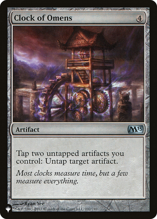 Clock of Omens (LIST-202/249) - The List
