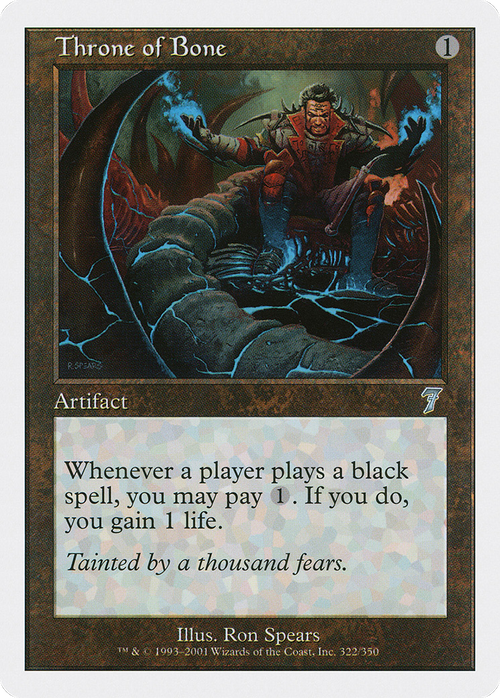 Throne of Bone (7ED-322) - 7th Edition Foil