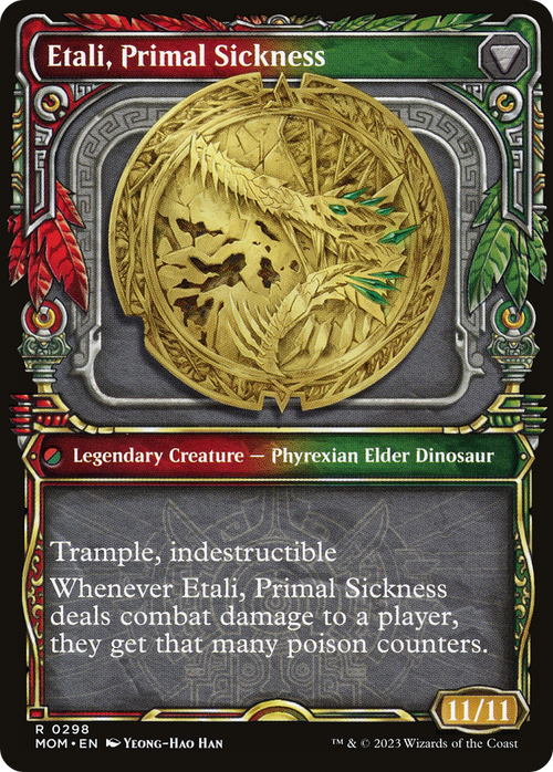 Etali, Primal Conqueror (Showcase) (MOM-298) - March of the Machine: (Showcase) Foil